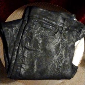 Express Ankle legging midrise Snakeskin design